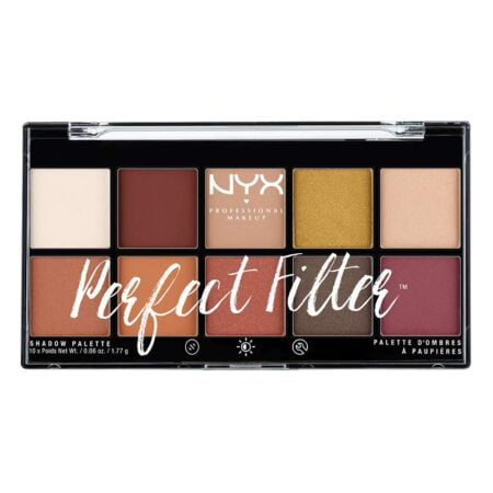 NYX PROFESSIONAL MAKEUP Perfect Filter Shadow Palette, Eyeshadow Palette, Rustic Antique - Image 2